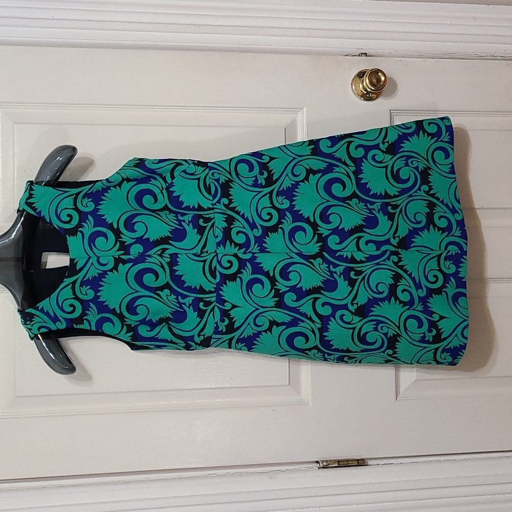 J. Crew jacquard, striped sleeveless dress size 2